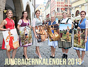 Jungbauernkalender 2019 - Bayerngirls vorgestellt im Hofbräuhaus München am 09.10.2018 Thema 2019 „Helden der Landwirtschaft" (©Fot:Martin Schmitz)